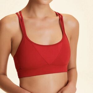 Alala Peak Sports Bra Ruby Red XS $80